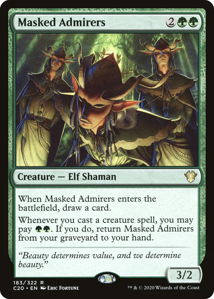 Masked Admirers · Commander 2020