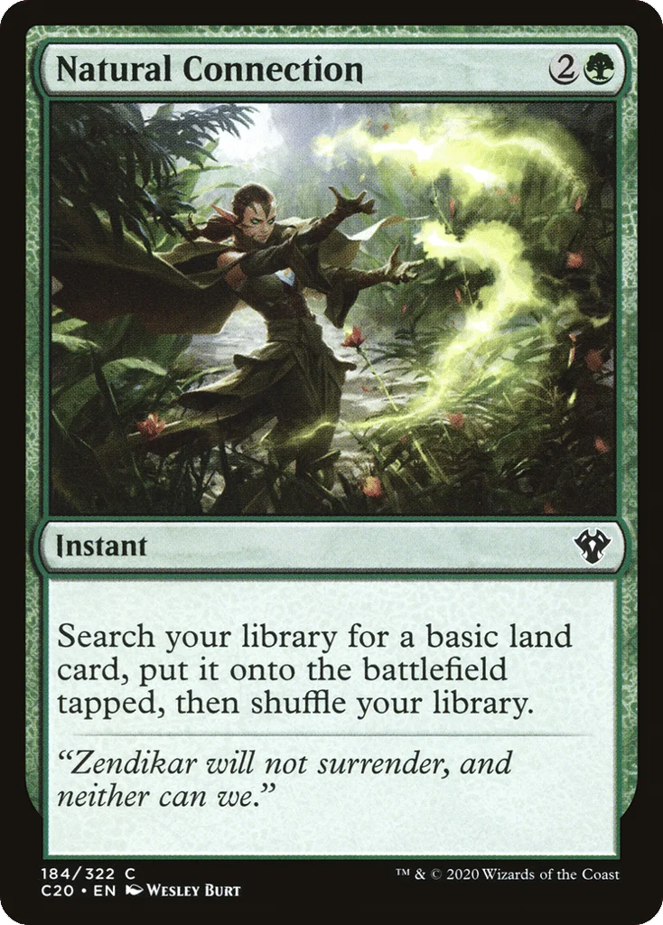 Natural Connection · Commander 2020