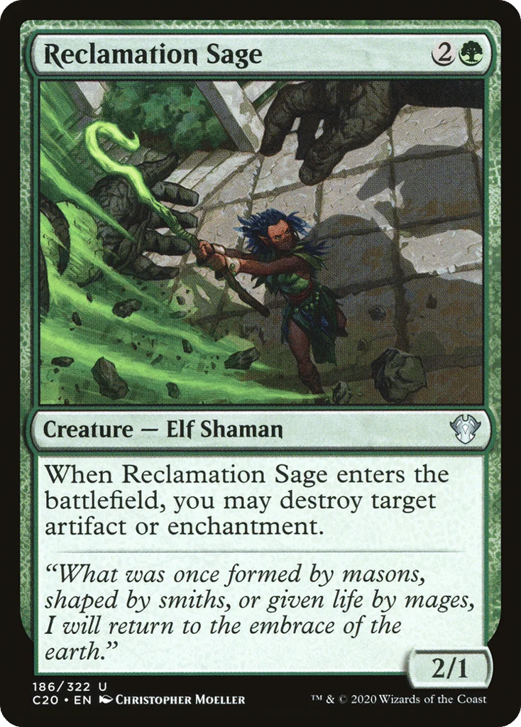 Reclamation Sage · Commander 2020
