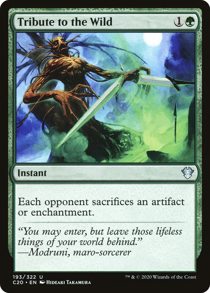 Tribute to the Wild · Commander 2020