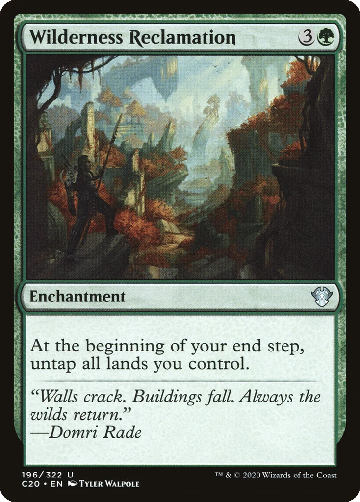 Wilderness Reclamation · Commander 2020