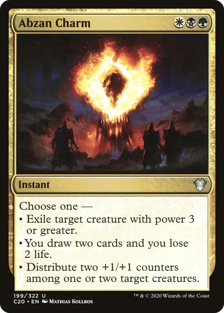 Abzan Charm · Commander 2020