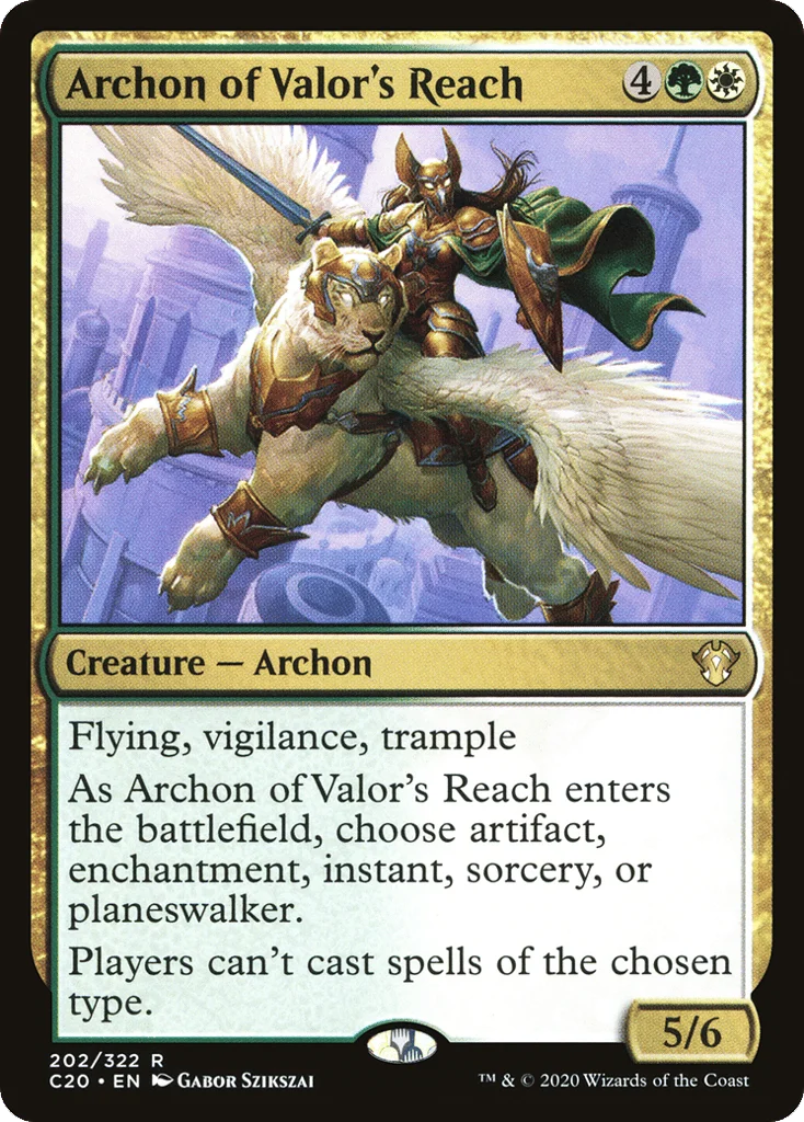 Archon of Valor's Reach · Commander 2020