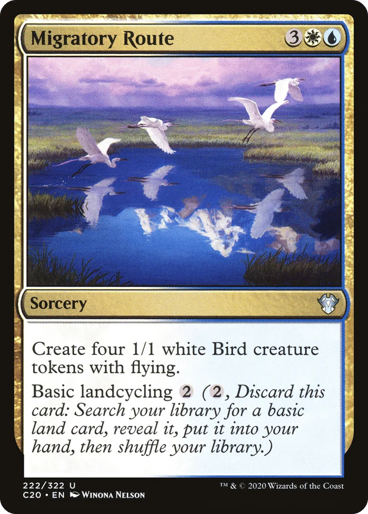 Migratory Route · Commander 2020