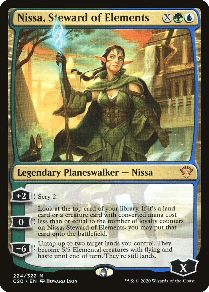 Nissa, Steward of Elements · Commander 2020