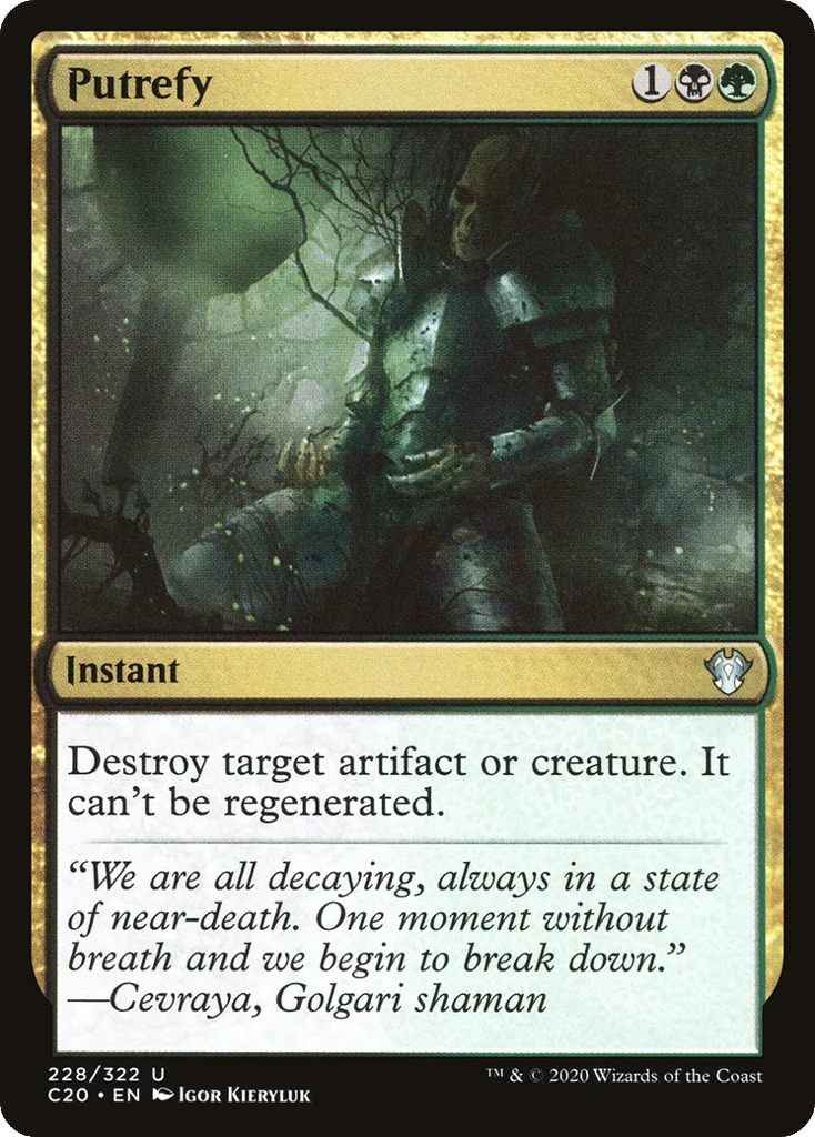 Putrefy · Commander 2020
