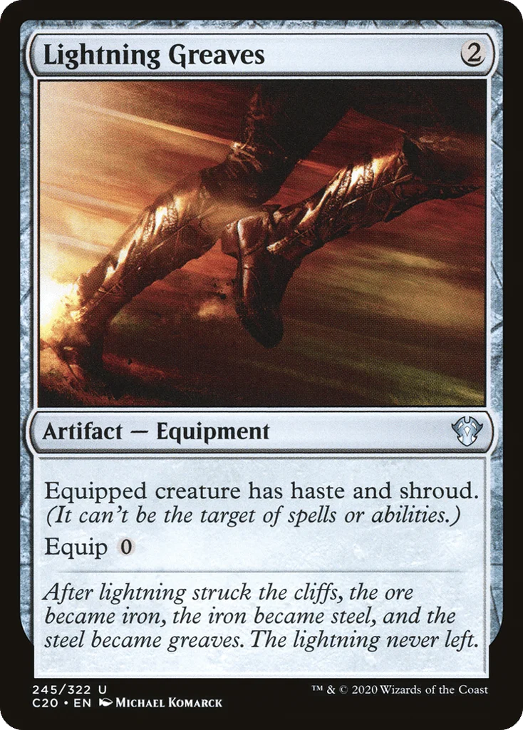 Lightning Greaves · Commander 2020