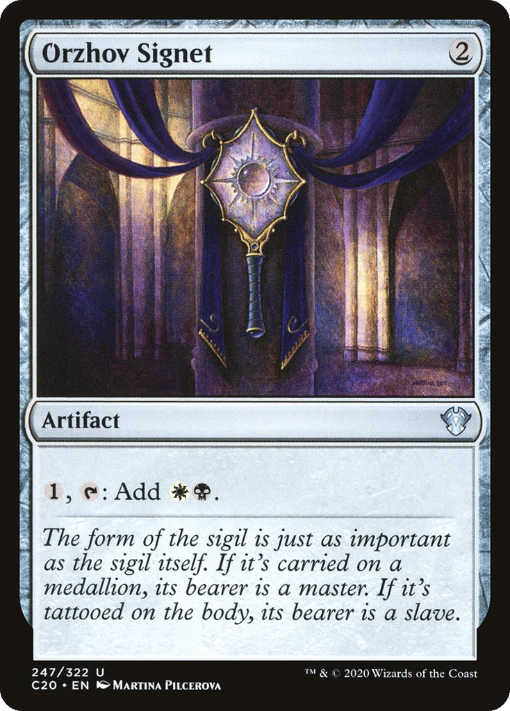 Orzhov Signet · Commander 2020