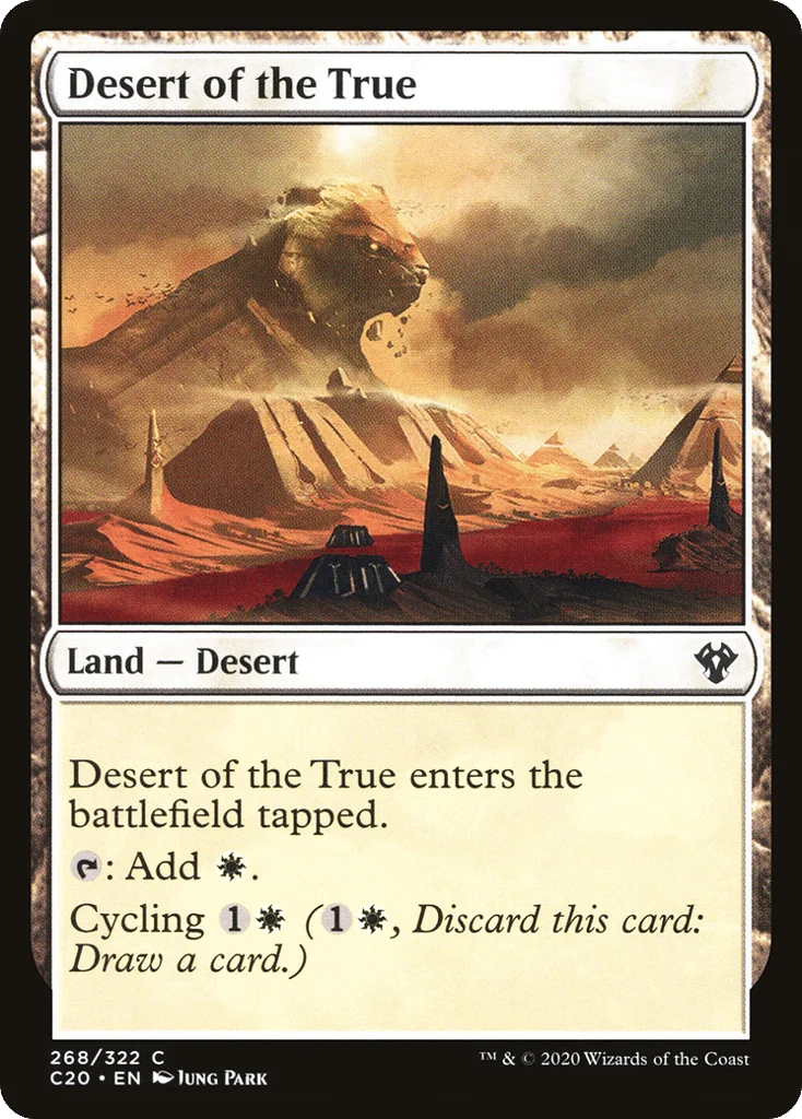 Desert of the True · Commander 2020