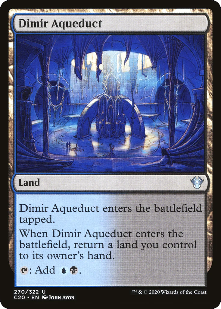 Dimir Aqueduct · Commander 2020