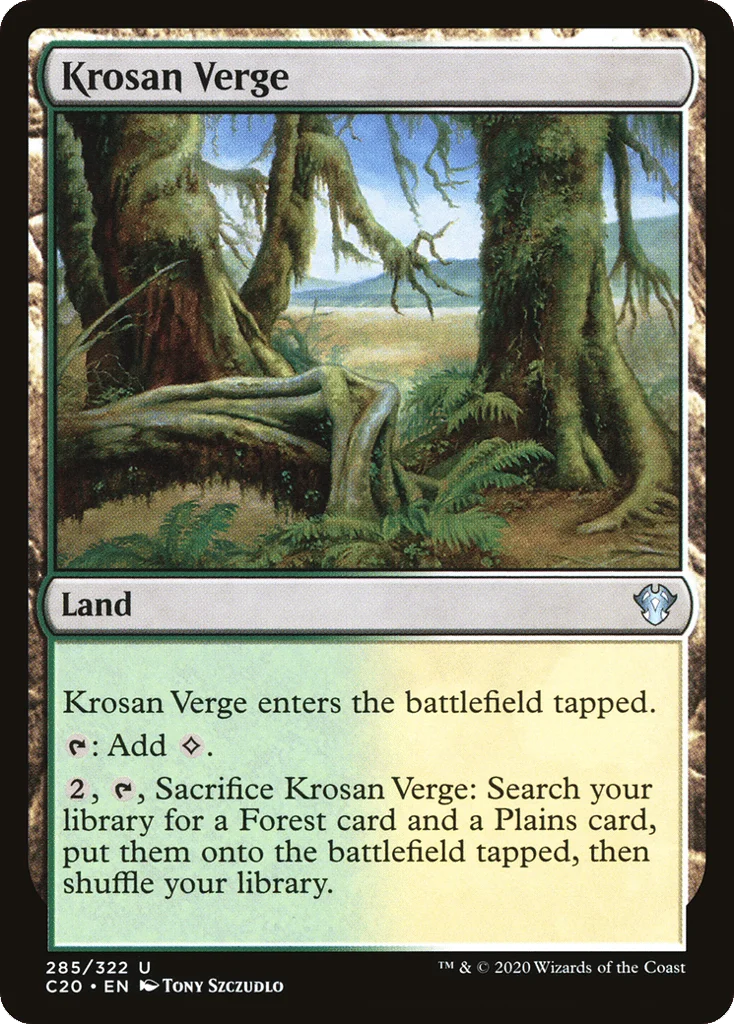 Krosan Verge · Commander 2020