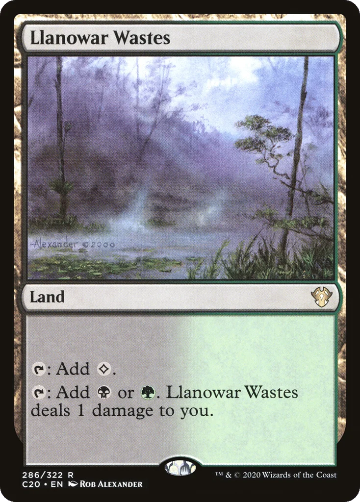 Llanowar Wastes · Commander 2020