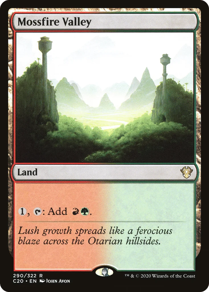 Mossfire Valley · Commander 2020