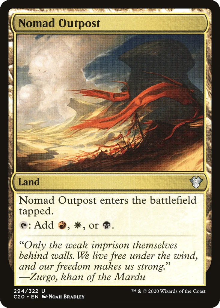 Nomad Outpost · Commander 2020