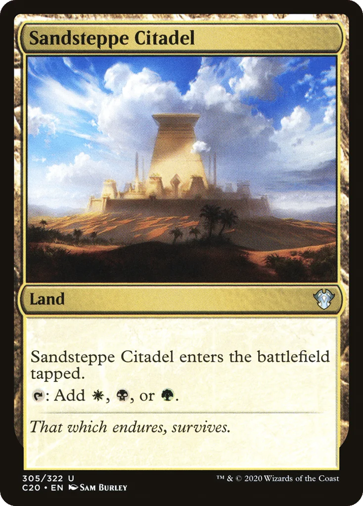 Sandsteppe Citadel · Commander 2020