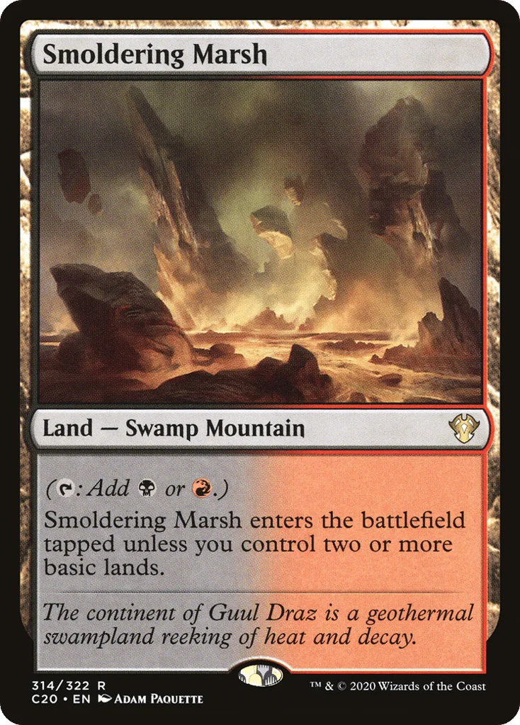Smoldering Marsh · Commander 2020