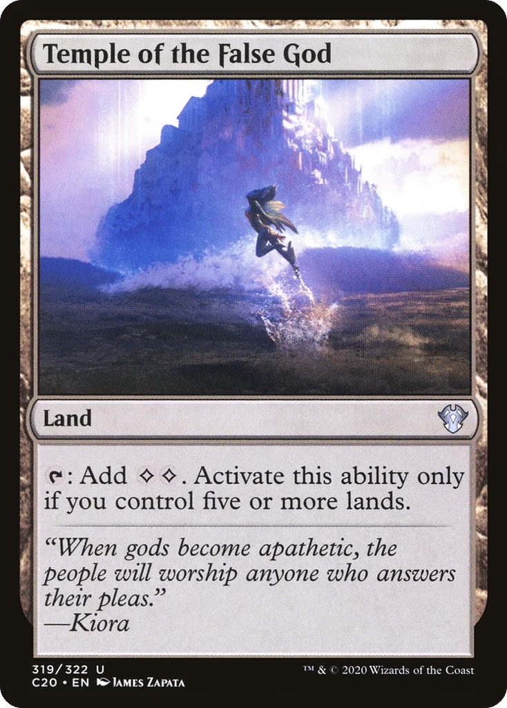 Temple of the False God · Commander 2020