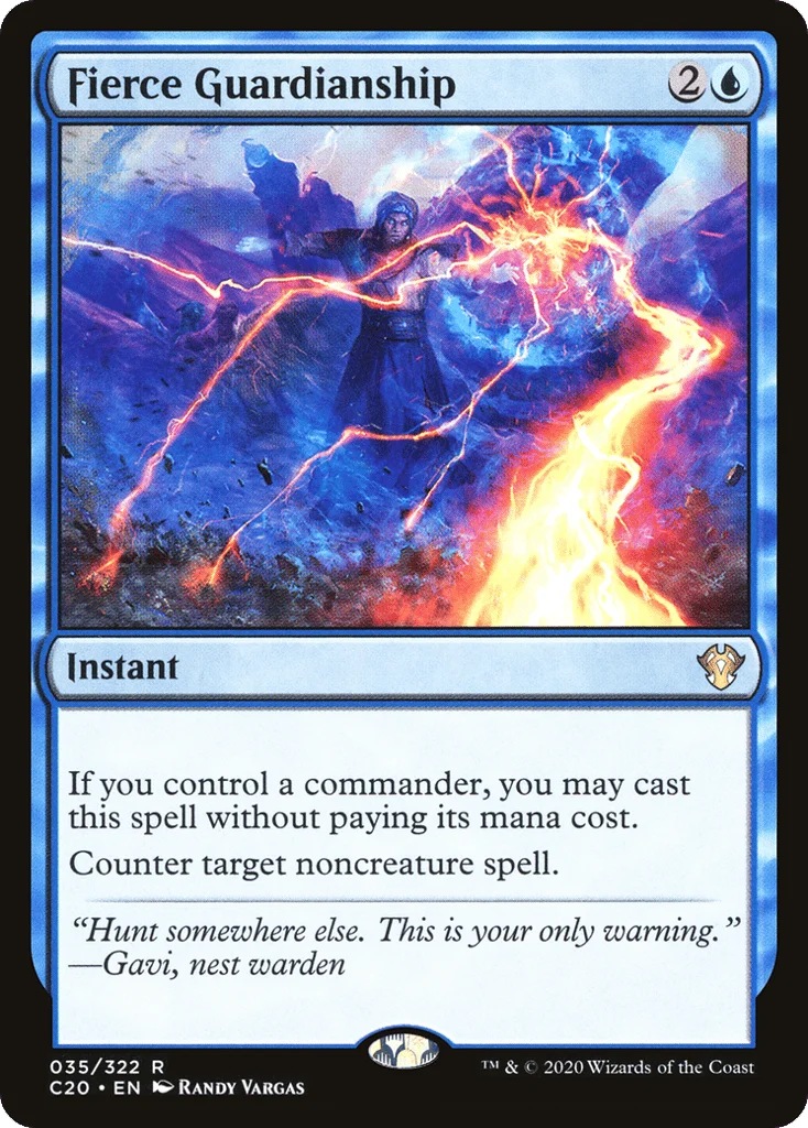 Fierce Guardianship · Commander 2020
