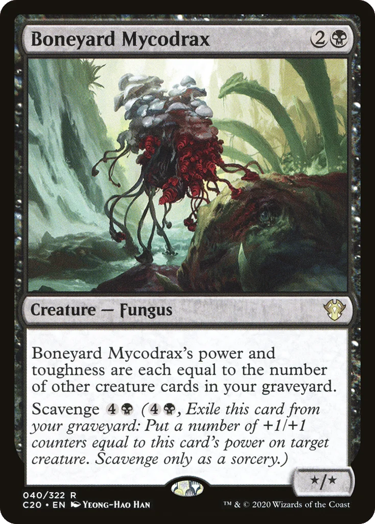 Boneyard Mycodrax · Commander 2020