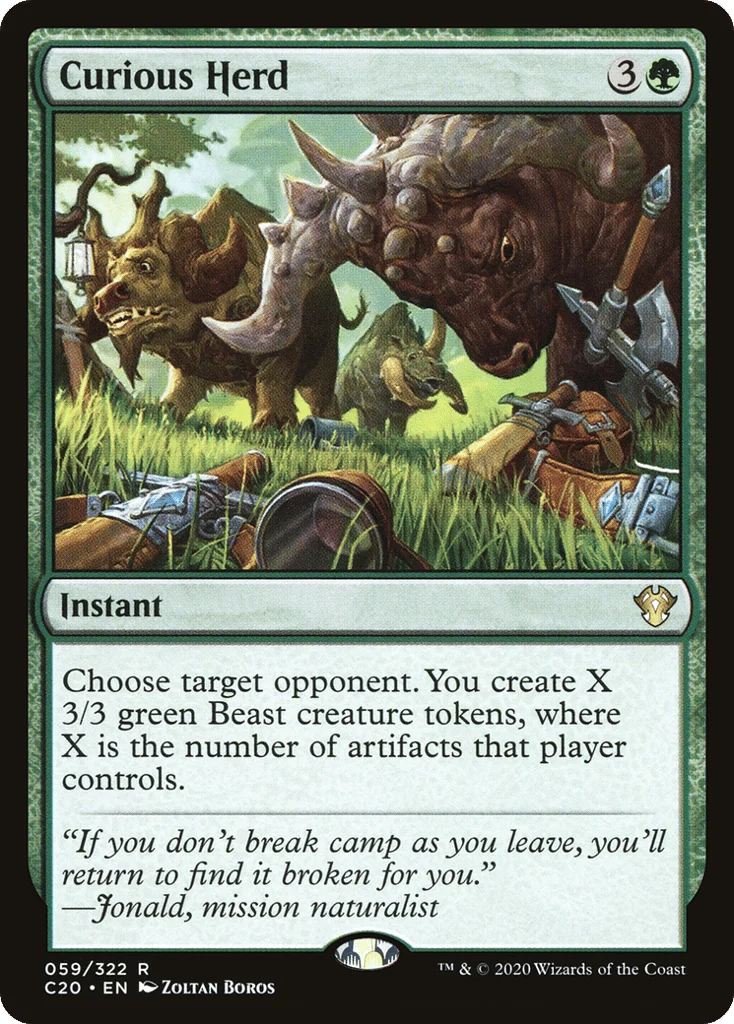Curious Herd · Commander 2020