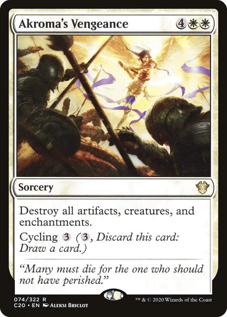 Akroma's Vengeance · Commander 2020