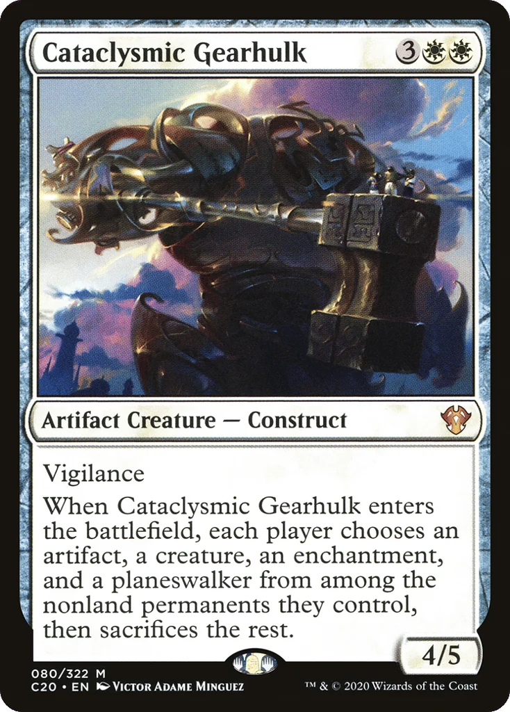 Cataclysmic Gearhulk · Commander 2020