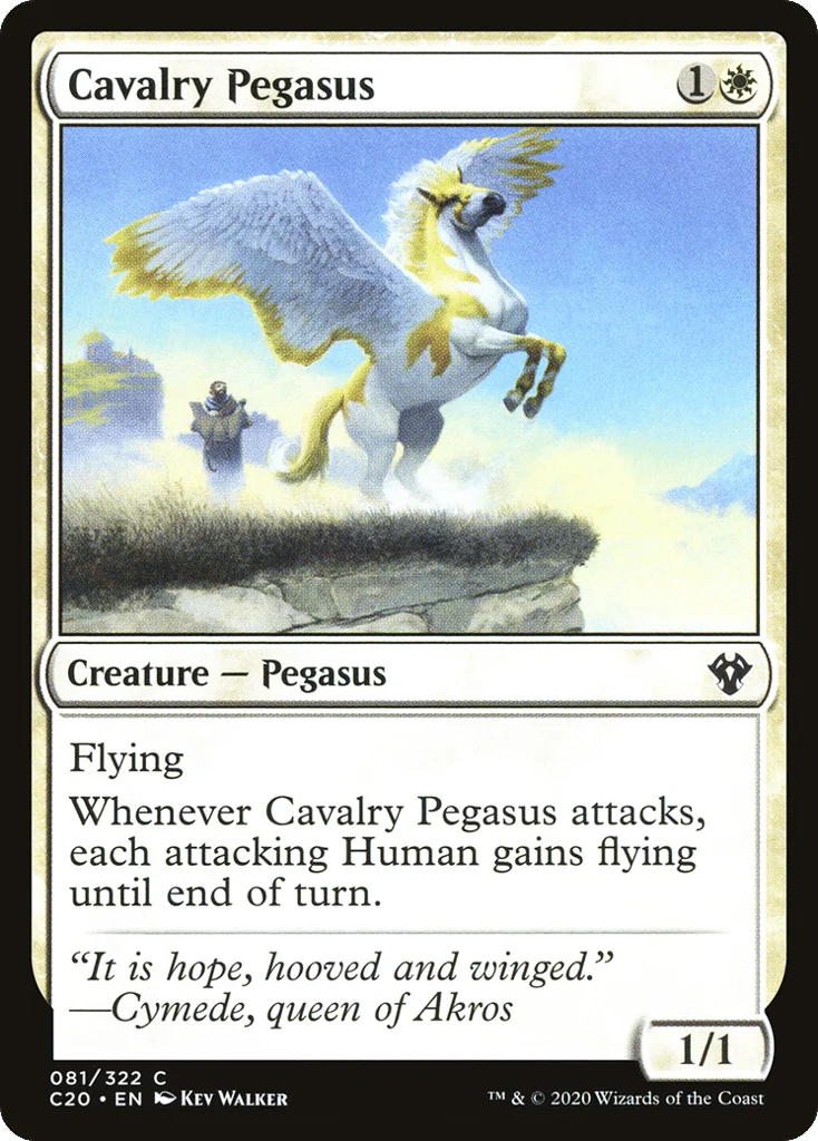 Cavalry Pegasus · Commander 2020
