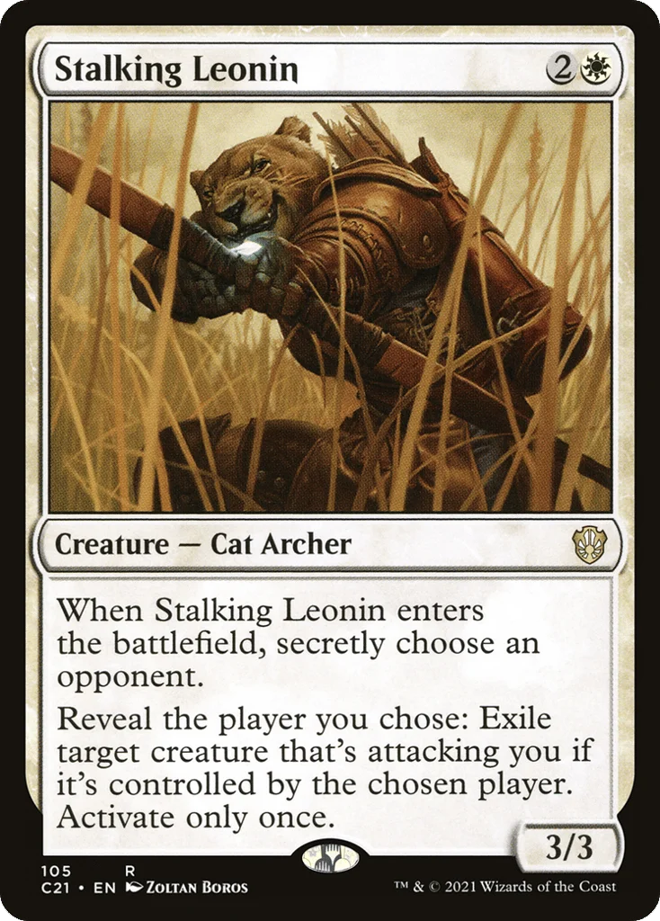 Stalking Leonin · Commander 2021