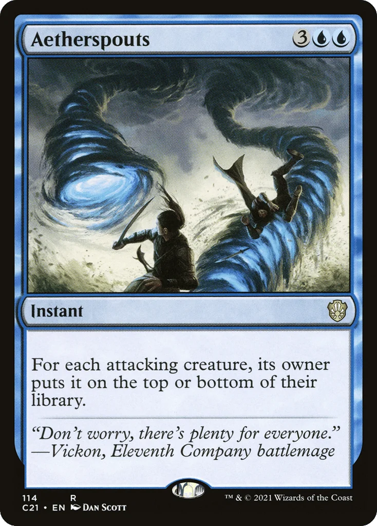Aetherspouts · Commander 2021