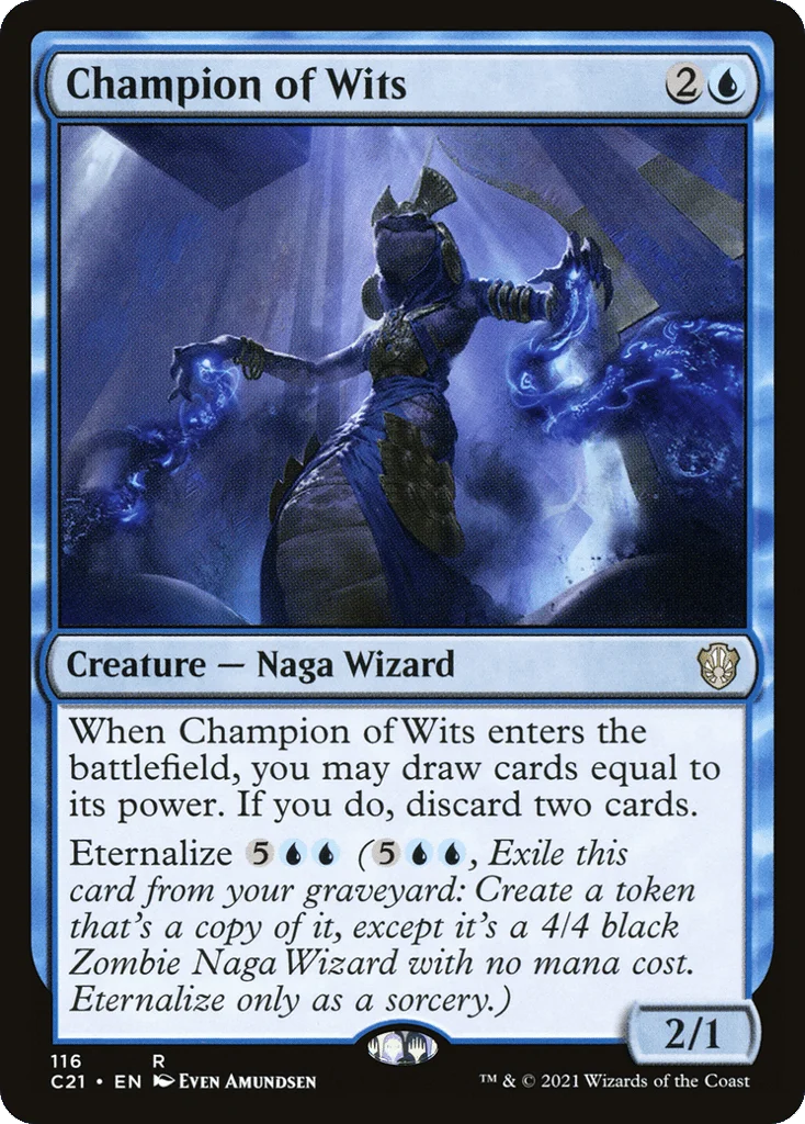 Champion of Wits · Commander 2021