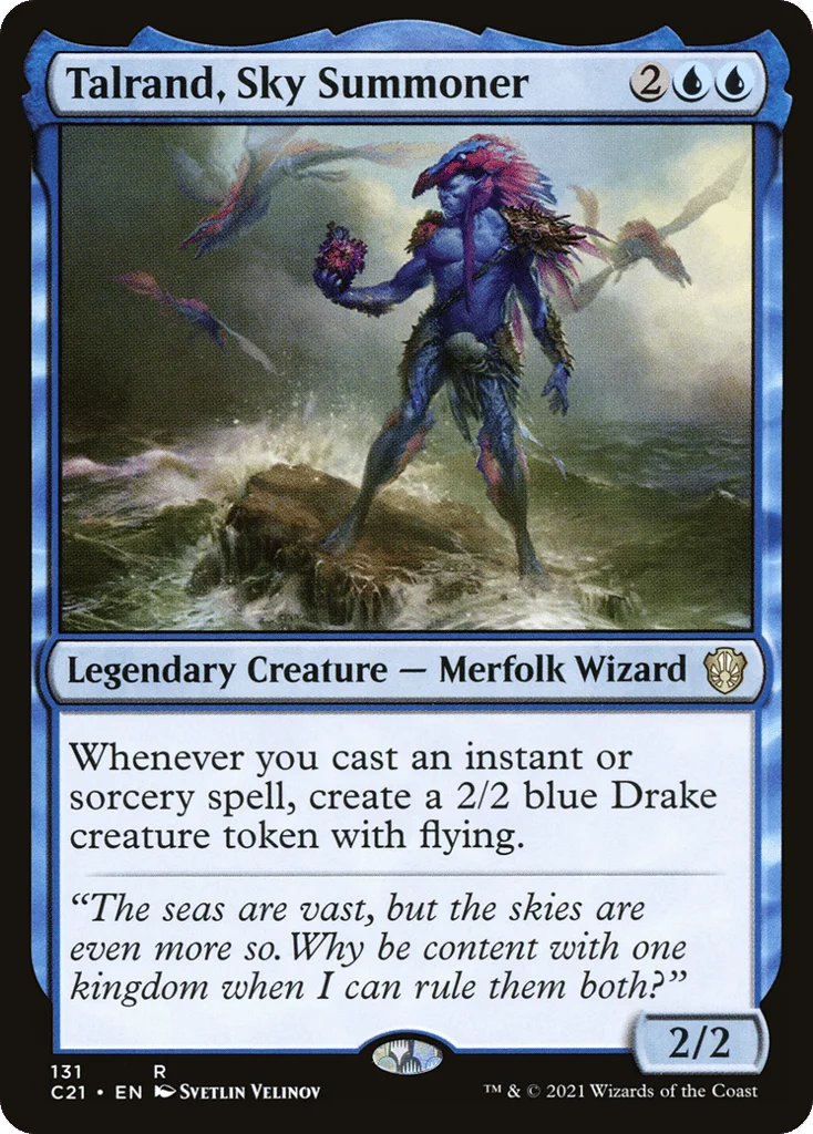 Talrand, Sky Summoner · Commander 2021