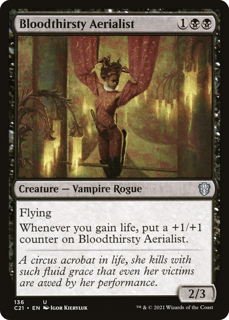 Bloodthirsty Aerialist · Commander 2021