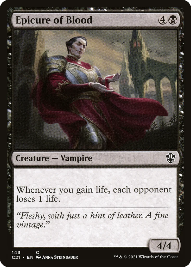 Epicure of Blood · Commander 2021