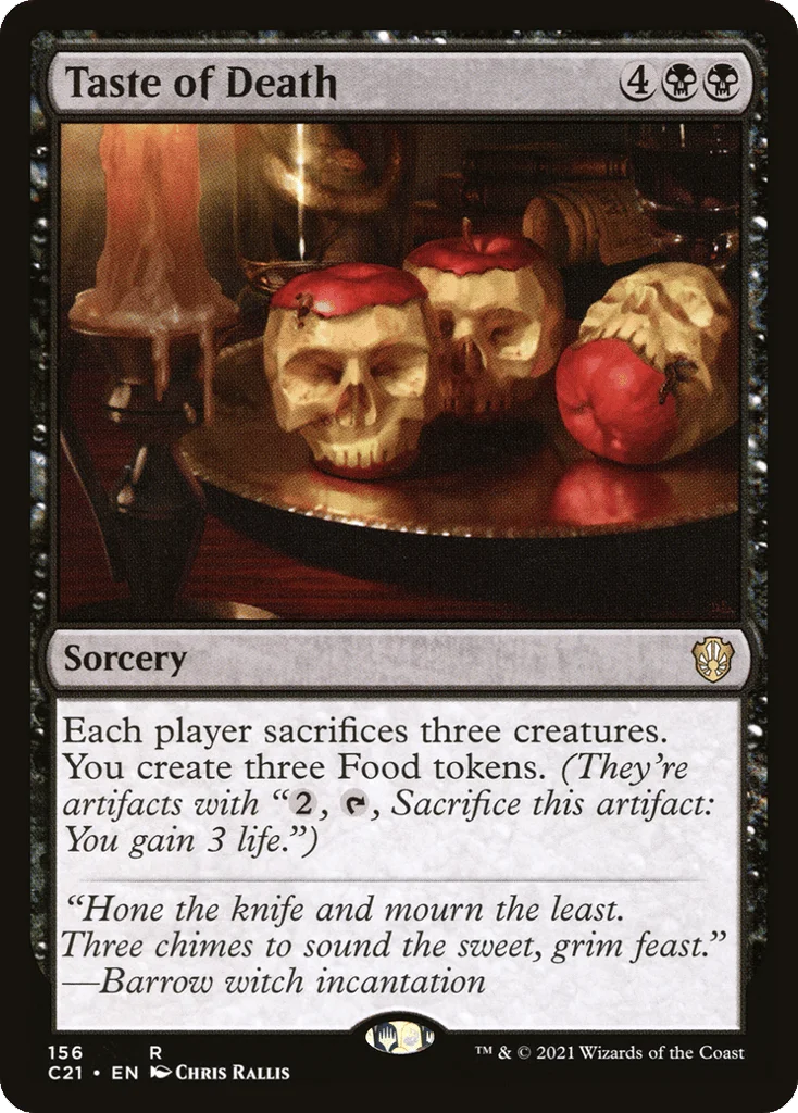 Taste of Death · Commander 2021