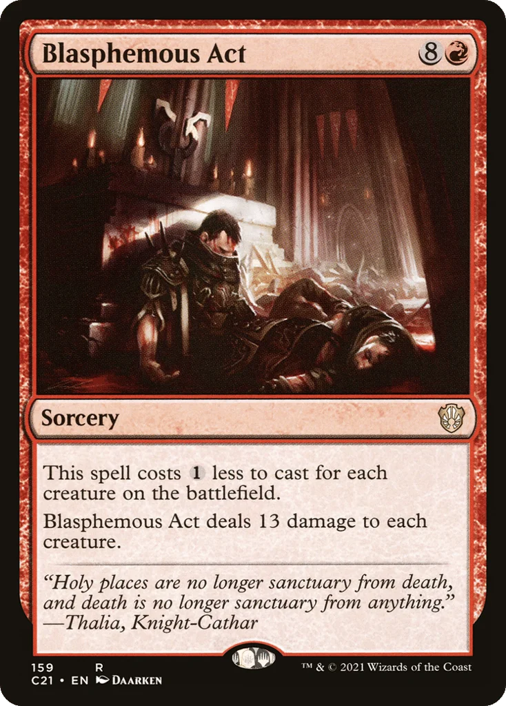 Blasphemous Act · Commander 2021