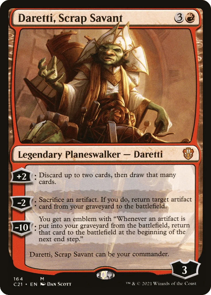 Daretti, Scrap Savant · Commander 2021