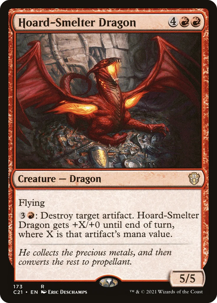 Hoard-Smelter Dragon · Commander 2021