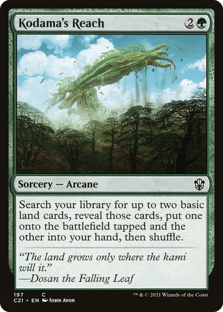 Kodama's Reach · Commander 2021