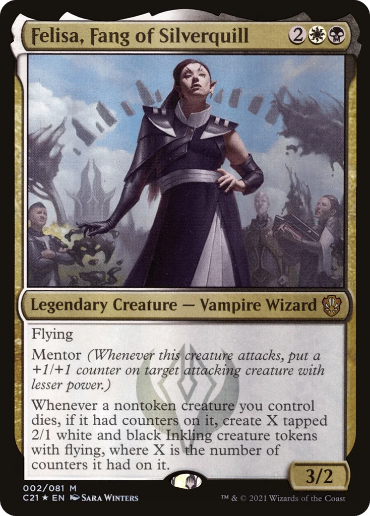 Felisa, Fang of Silverquill · Commander 2021