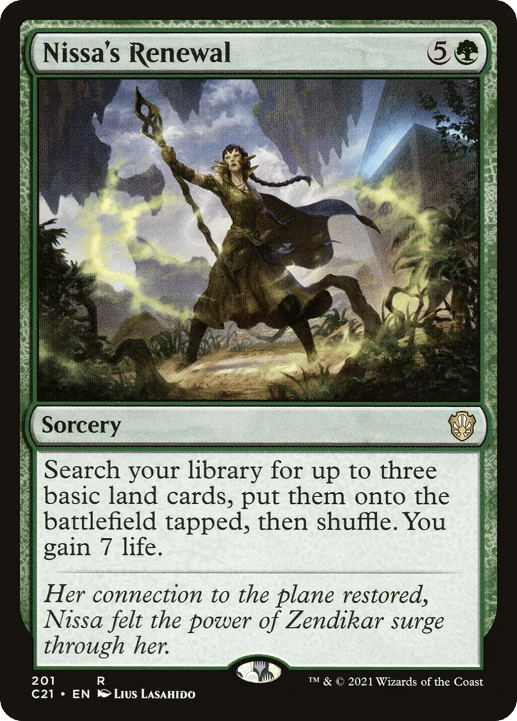 Nissa's Renewal · Commander 2021