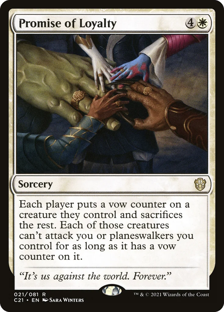 Promise of Loyalty · Commander 2021