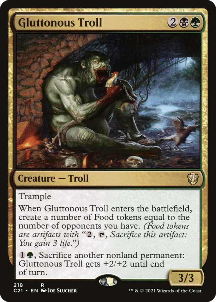 Gluttonous Troll · Commander 2021
