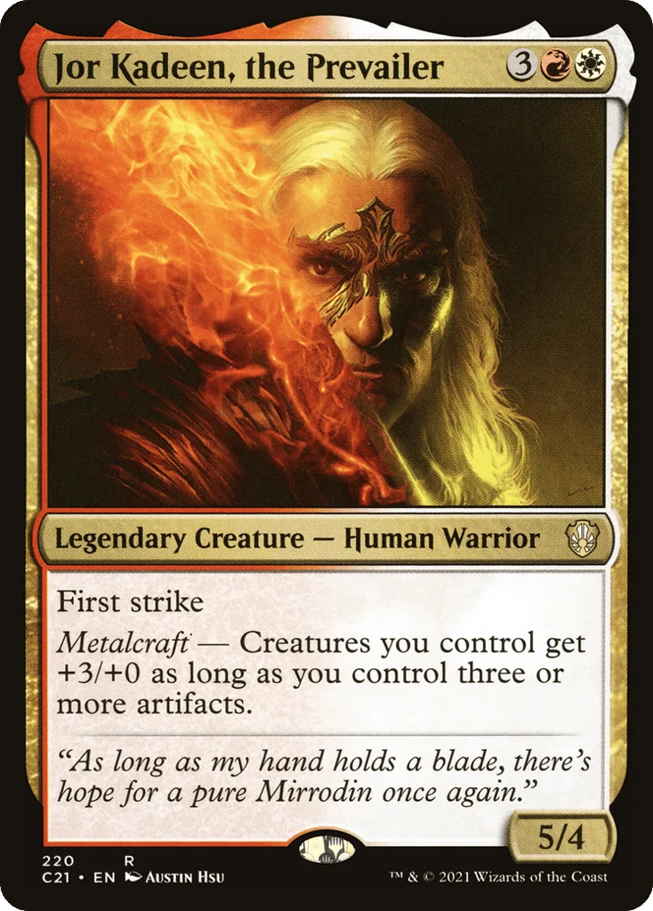 Jor Kadeen, the Prevailer · Commander 2021