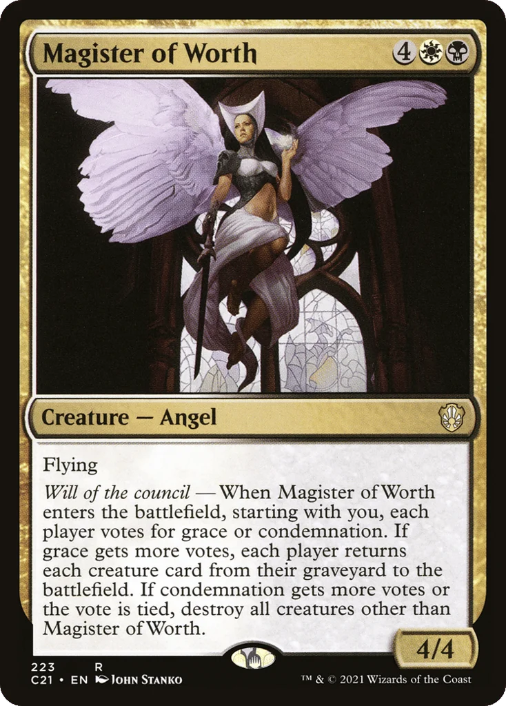 Magister of Worth · Commander 2021
