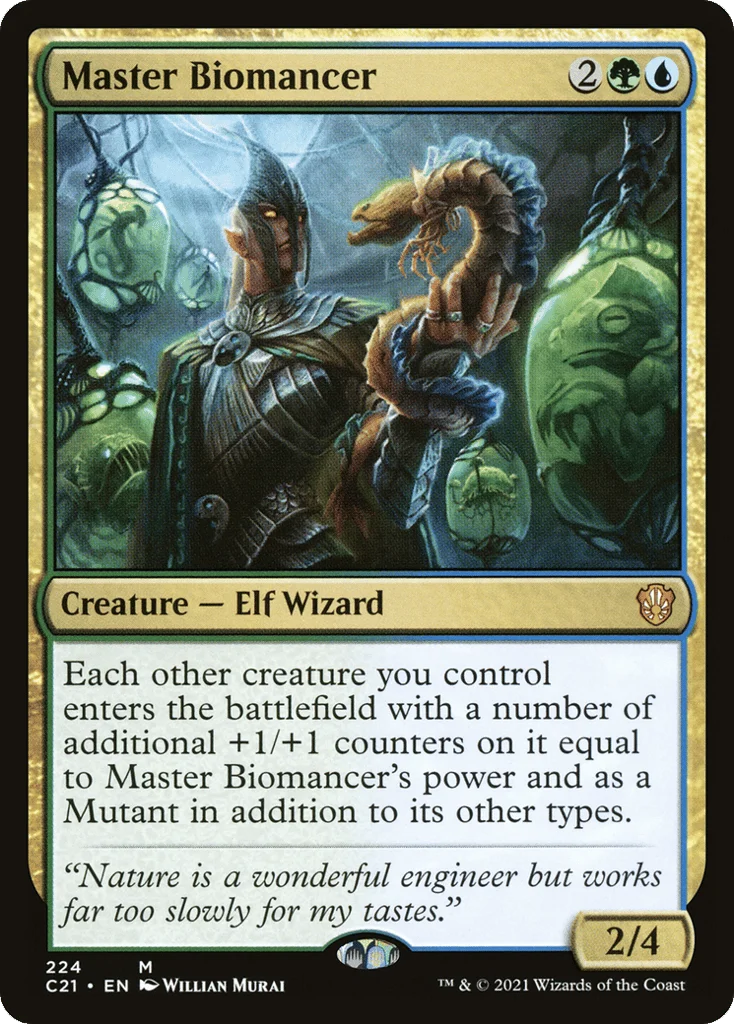 Master Biomancer · Commander 2021