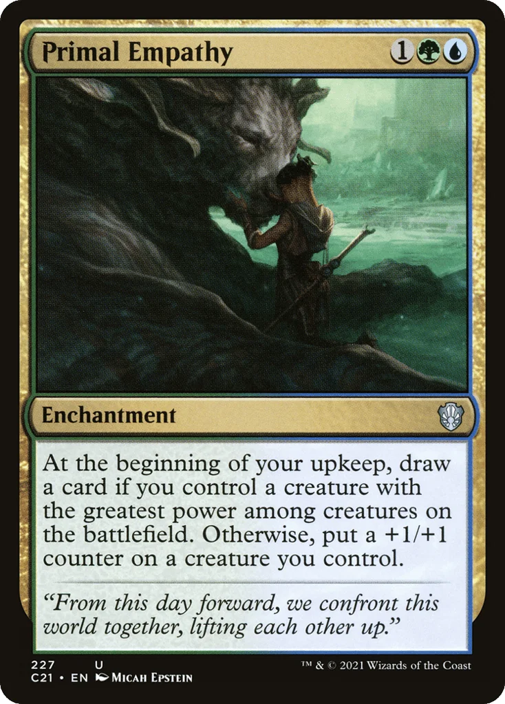Primal Empathy · Commander 2021