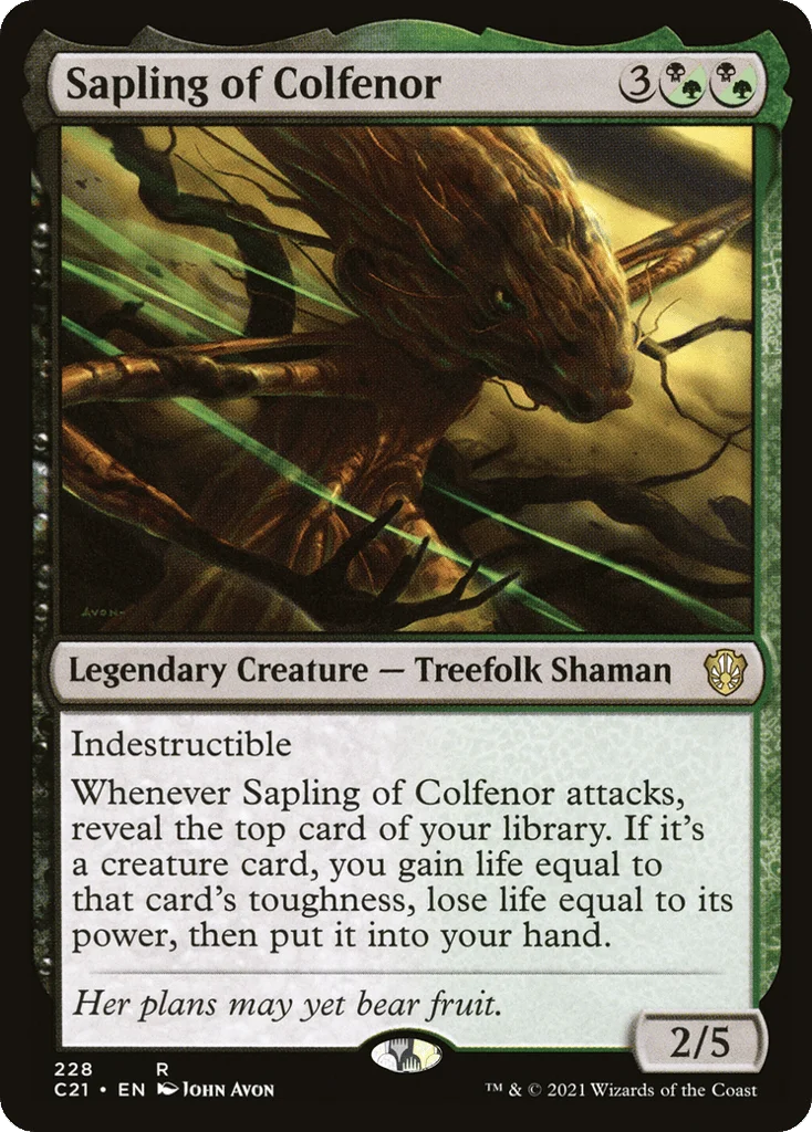 Sapling of Colfenor · Commander 2021