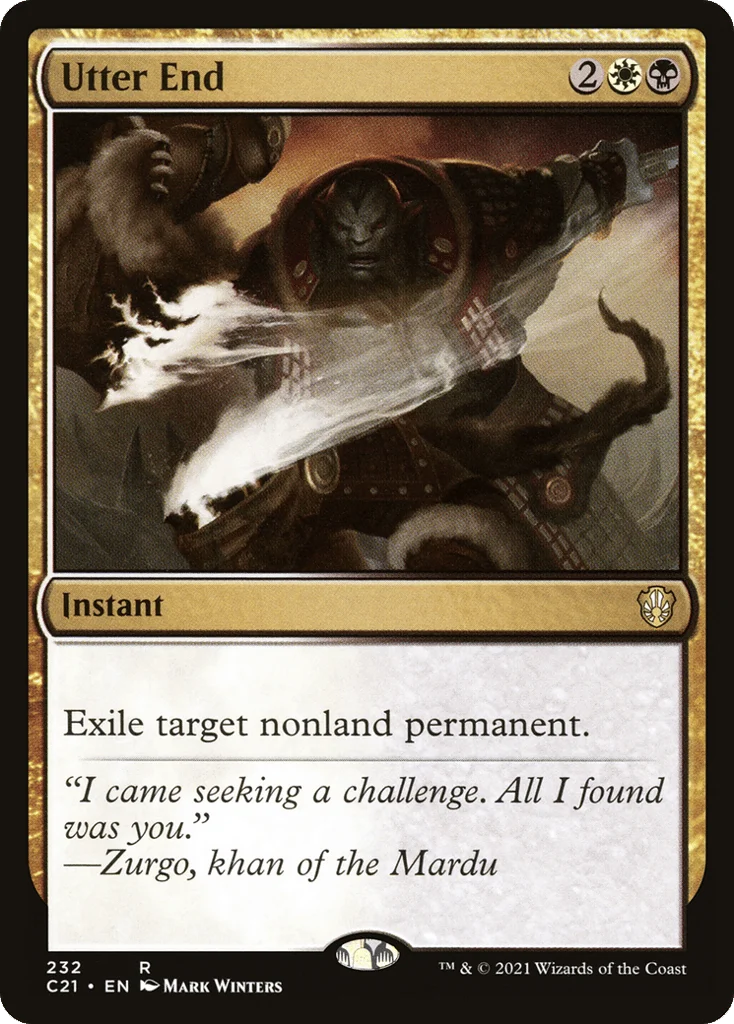 Utter End · Commander 2021