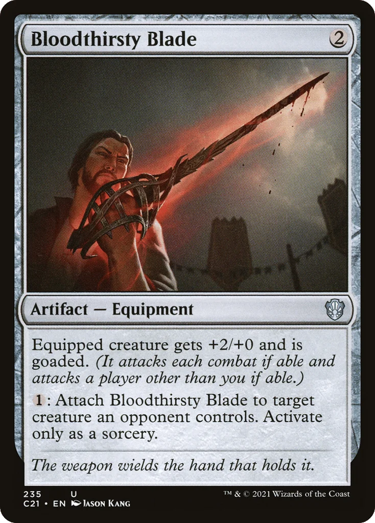 Bloodthirsty Blade · Commander 2021