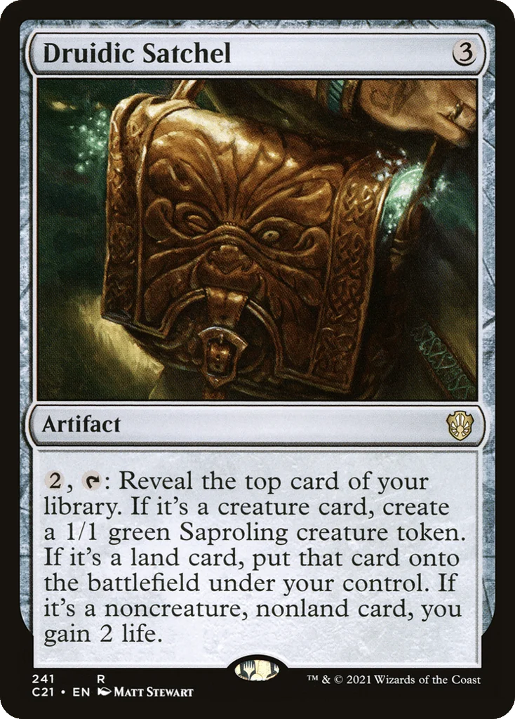 Druidic Satchel · Commander 2021